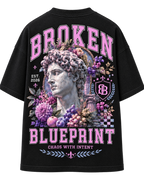 Broken Blueprint Varsity Graphic Tee